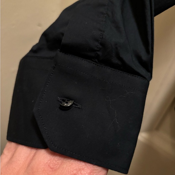 ROBERTO CAVALLI BLACK SHIRT MEN, EXCELLENT CONDITION, SIZE LARGE - Picture 6 of 16